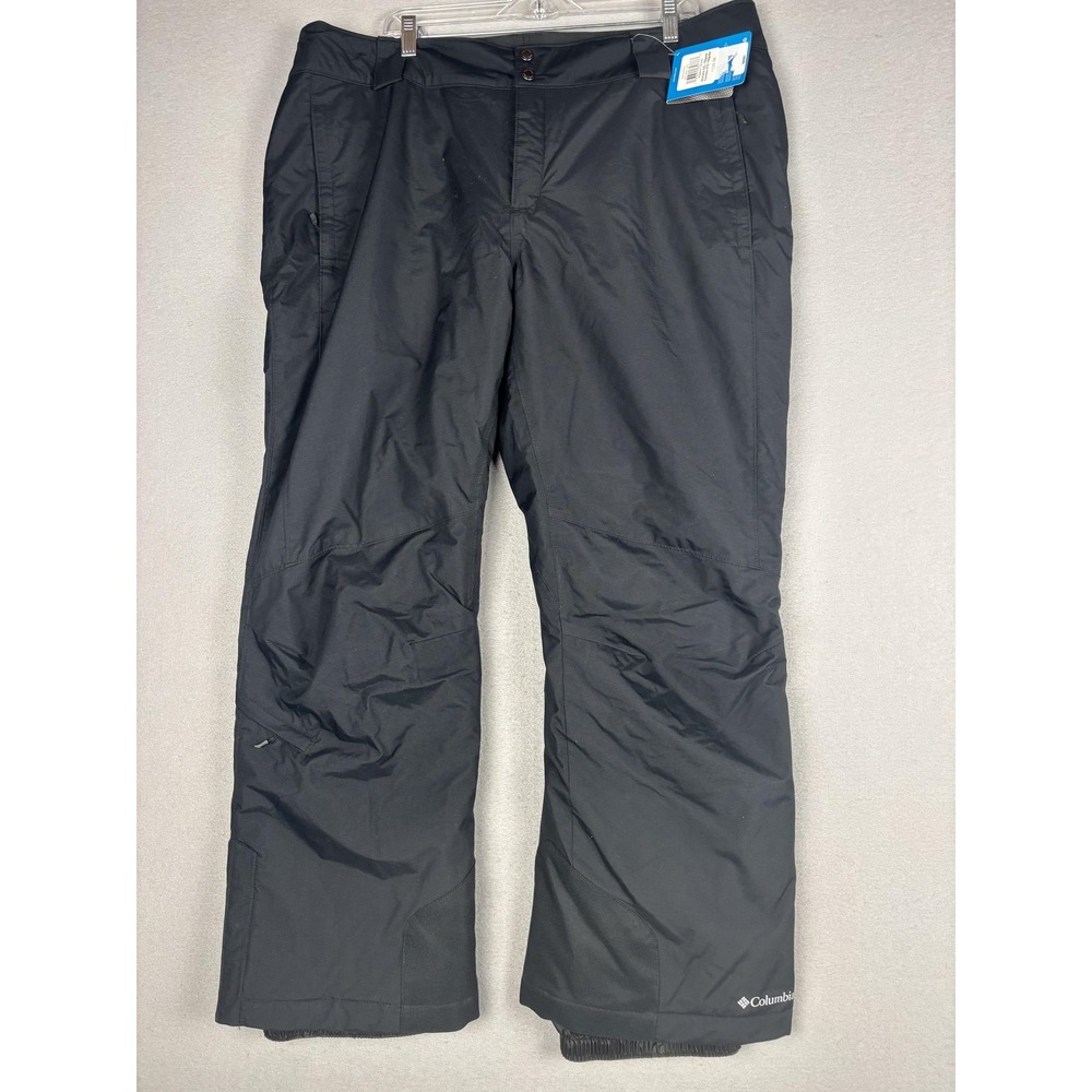 Columbia Bugaboo OH Pants Womens XXL Black Omni-Tech Omni-Heat Ski Snow